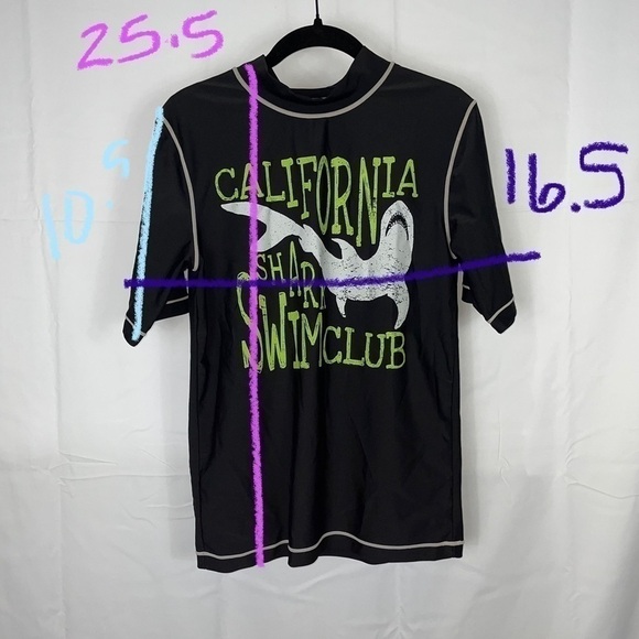 Cherokee Rash Guard Swim Shirt Short Sleeve Crewneck Pullover Protective Top - Picture 4 of 5